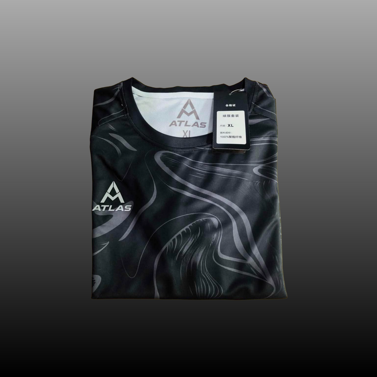 ATLAS 1GK Black Marble Performance T-Shirt
