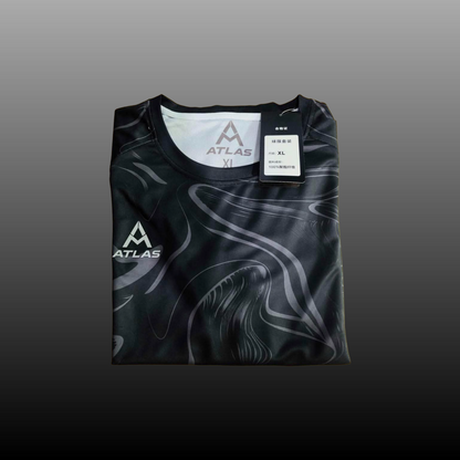 ATLAS 1GK Black Marble Performance T-Shirt